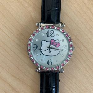 Hello Kitty rhinestone watch